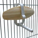 Sepiaschelphouder met zitstok