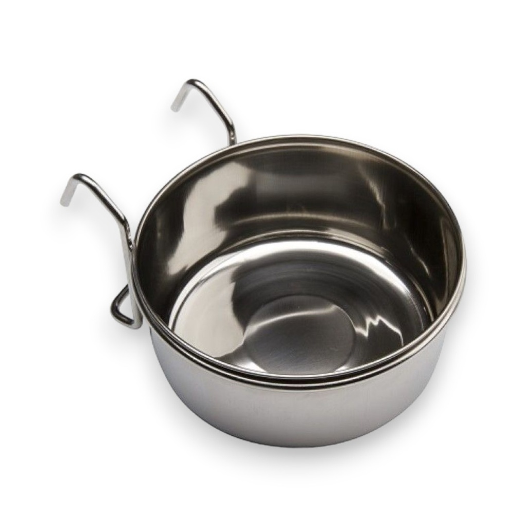 [89301121] Coop-Becher aus Edelstahl + Haken (12 cm)