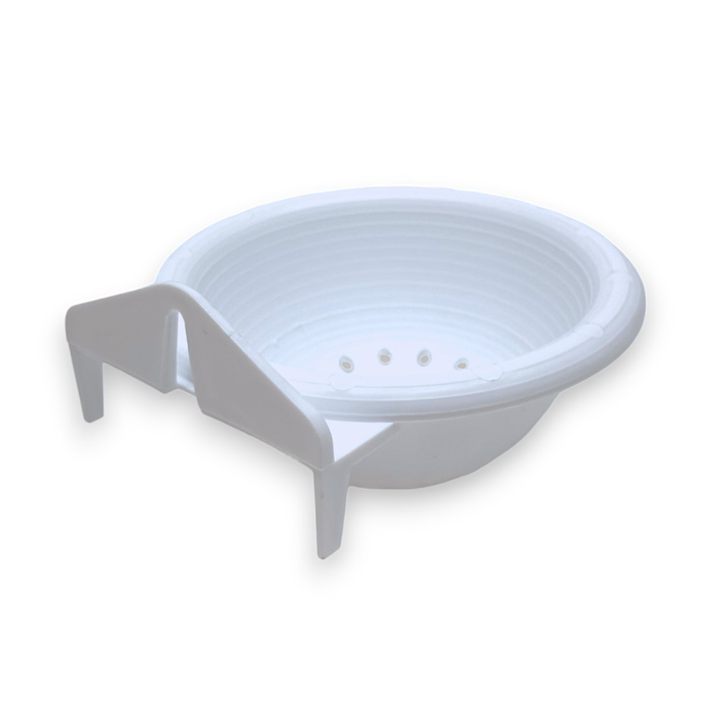 [88120022] Nest mit Haken (Weiß)