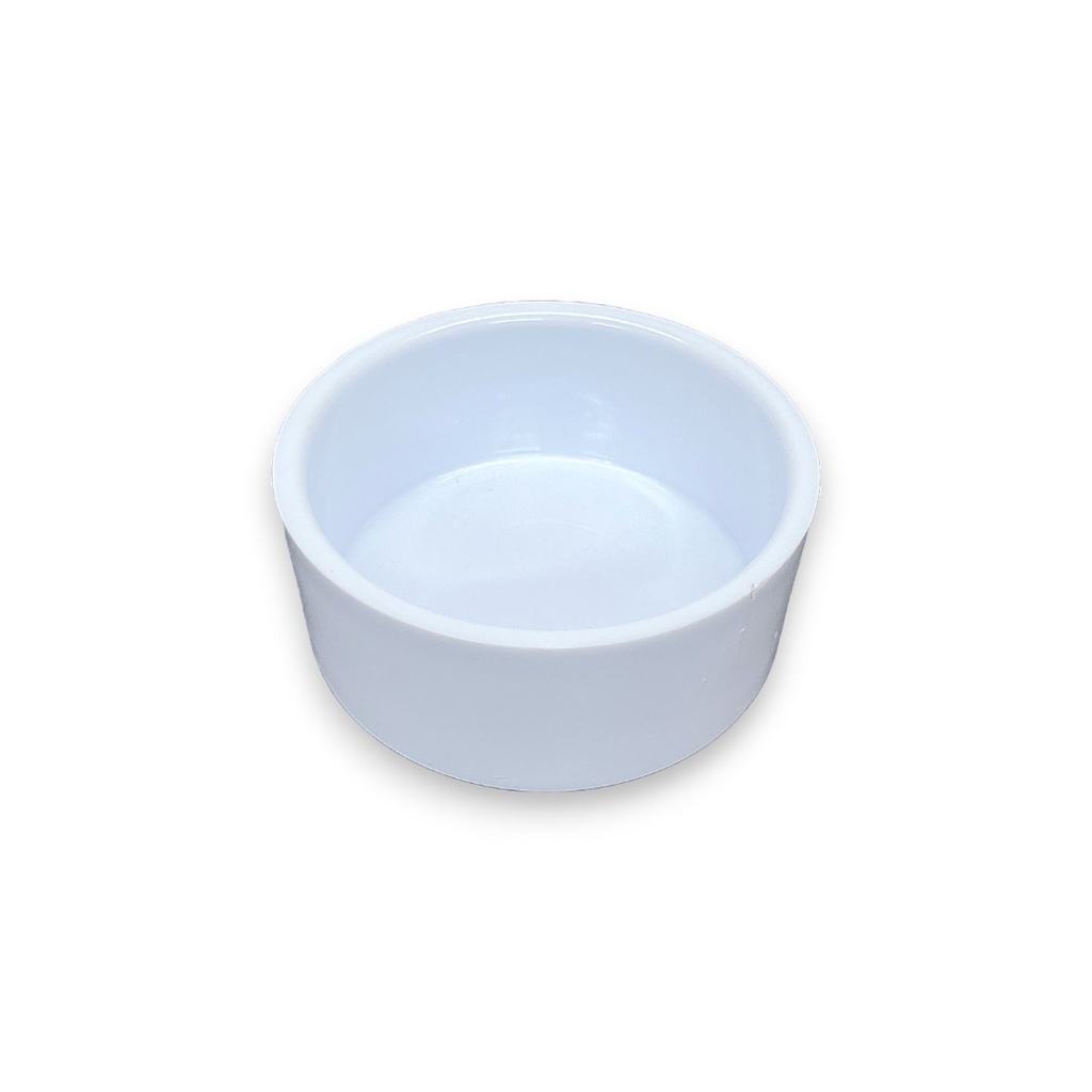 [88351834] mangeoire ronde (Blanc, 7cm x 3cm Haut)