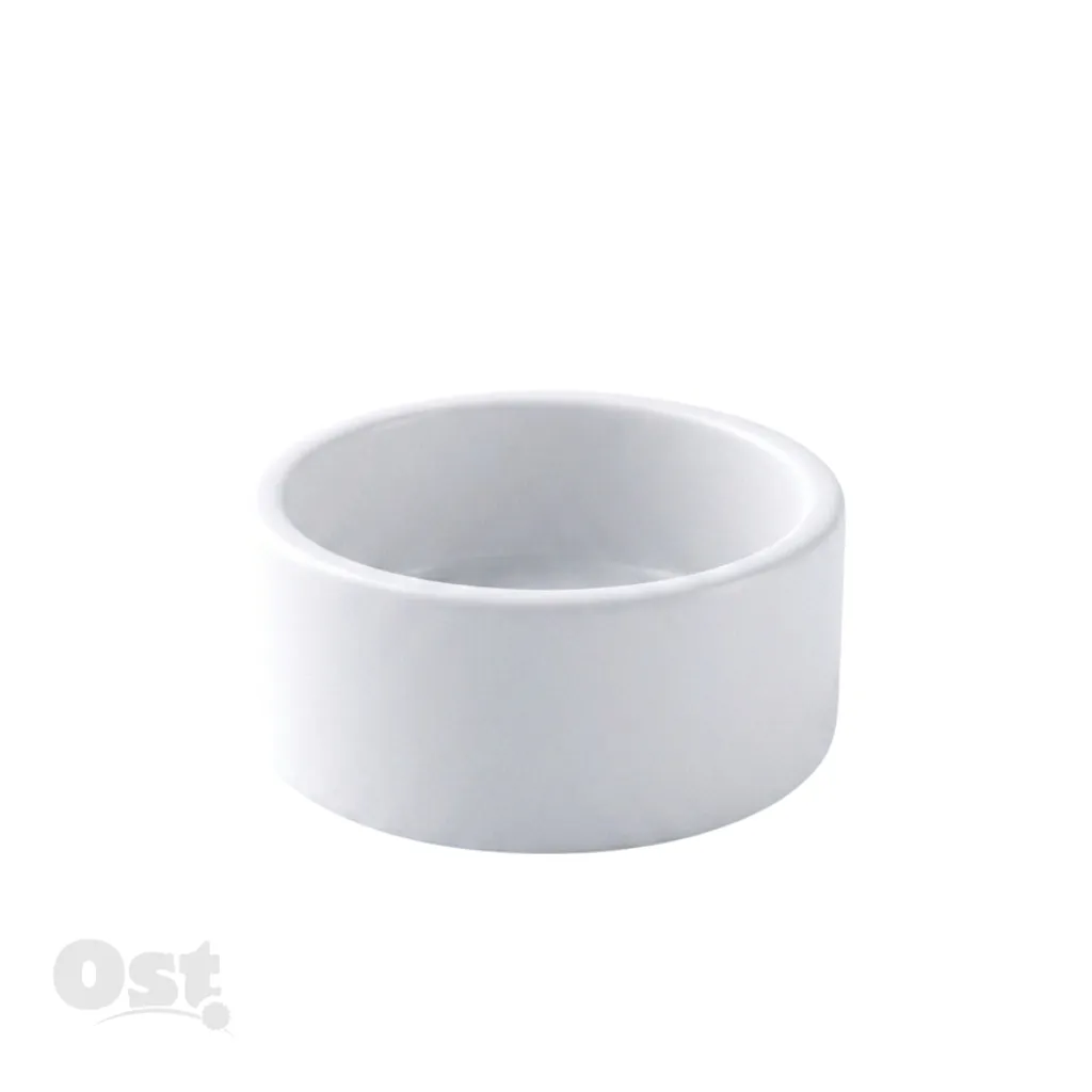 [88351834] round feeder (White, 7cm x 3cm High)