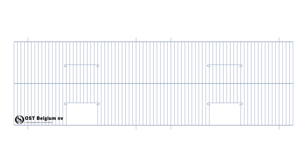 [89931001] Voorfront 100x30cm (2 Deuren)