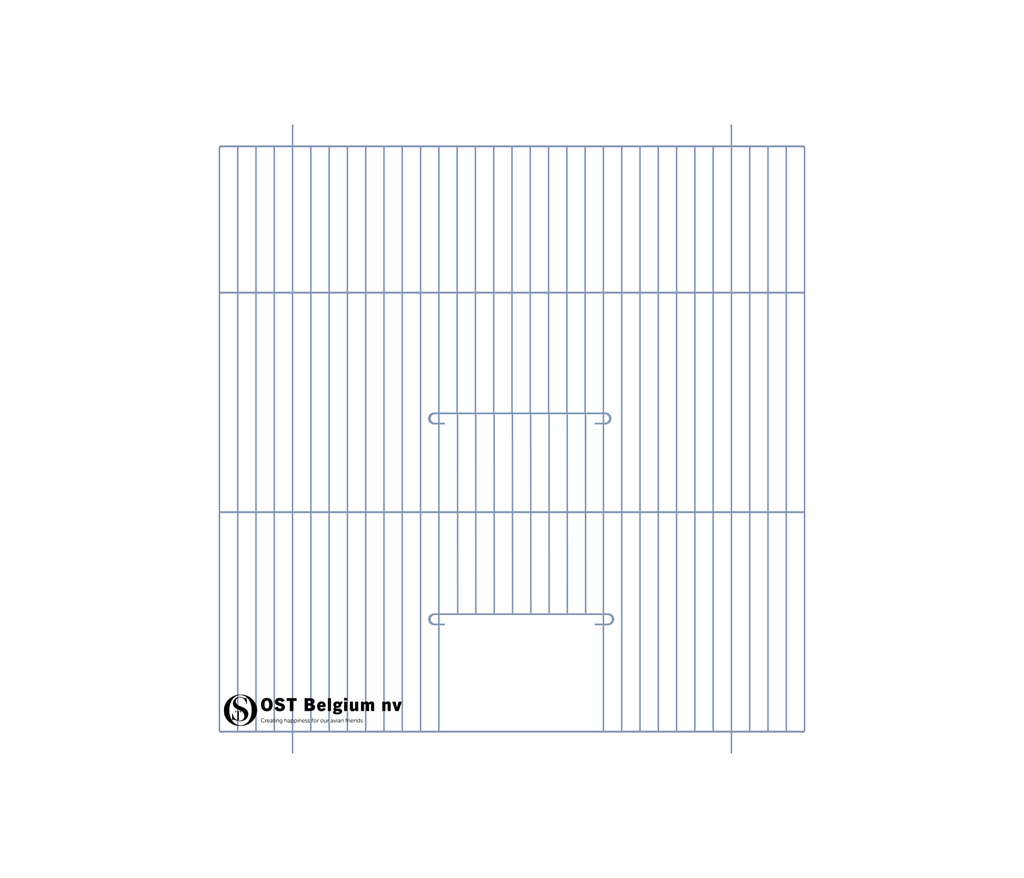 [89940401] Gitter 40x40cm (Tür)
