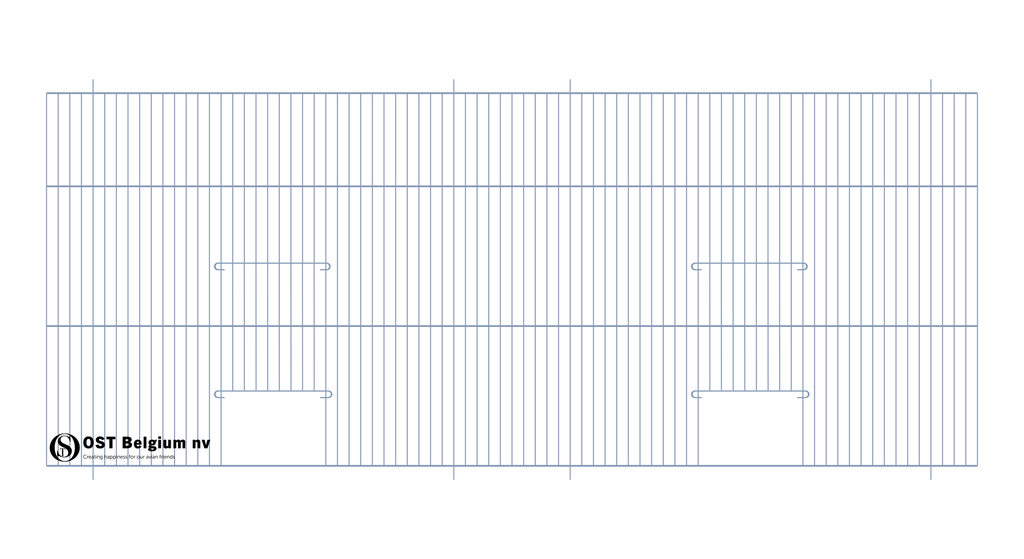 [89941001] Voorfront 100x40cm (2 Deuren)