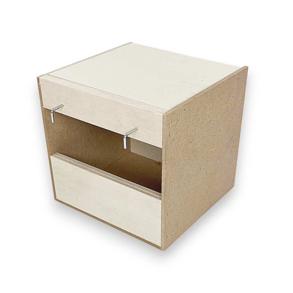 [87112071] Nichoir exotique ouvert PxLxH 12x12,5x12 cm