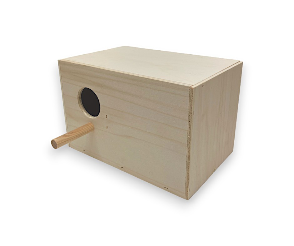 [87113021] Nichoir pour inséparables grand PxLxH 16x25x16 cm
