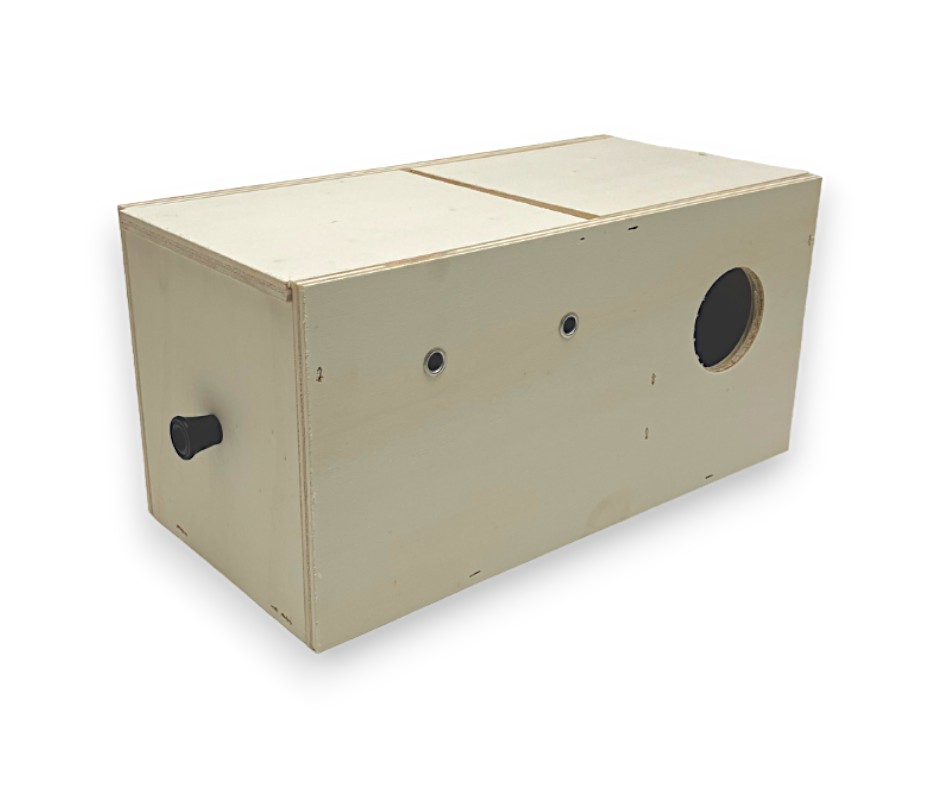 [87113041] Nichoir pour inséparables grand n°2 PxLxH 14,5x29,5x14,5 cm