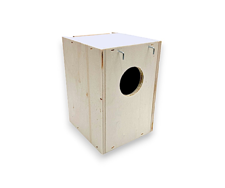 [87113081] Nichoir pour inséparables petit n°4 PxLxH 13x12x18 cm