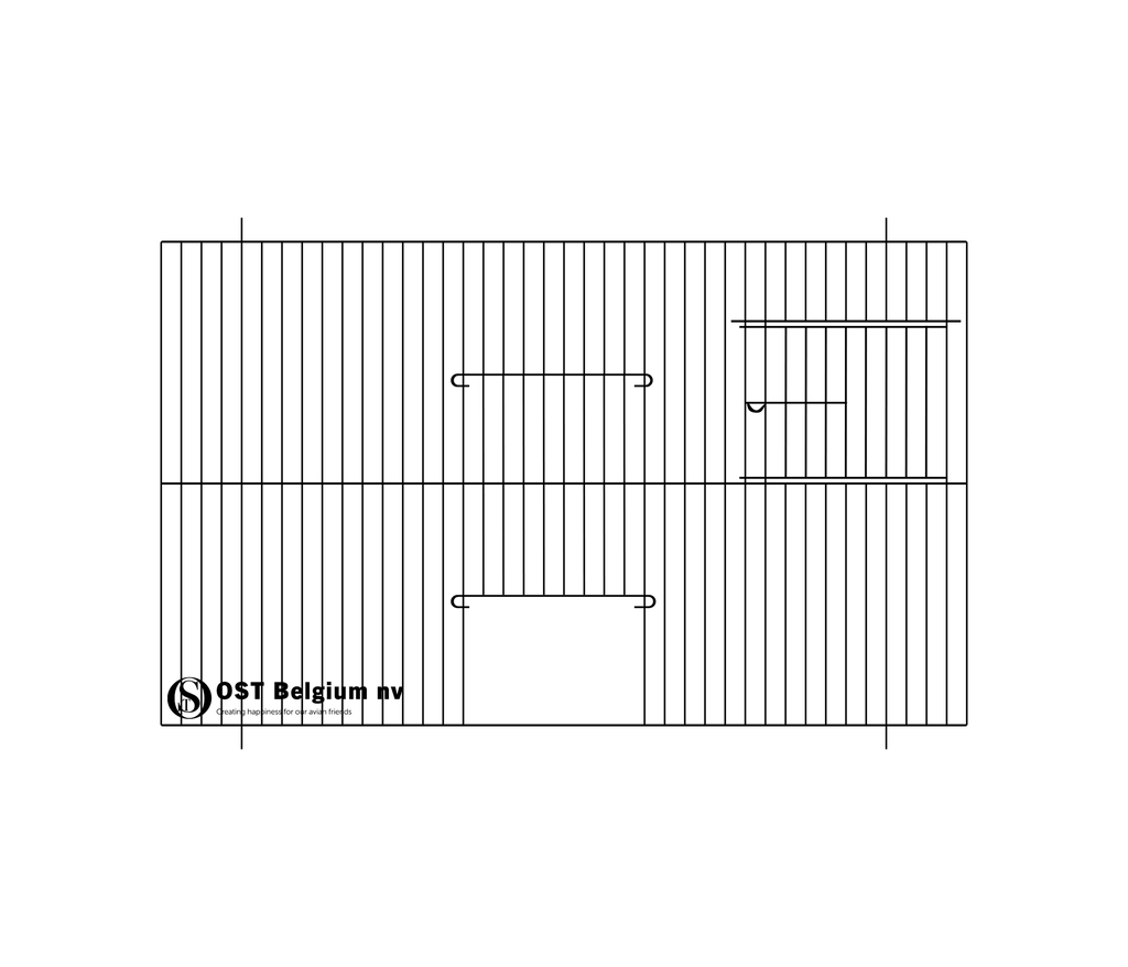 [89930511Z] Façades 50x30cm Noir (Porte + Porte tournante)