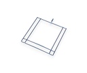 Bath hanger exhibition cage