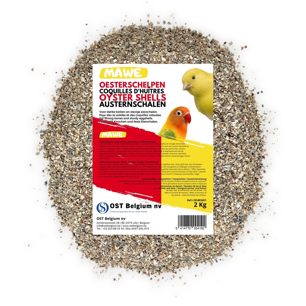 [83403001] Oesterschelpjes 2 Kg